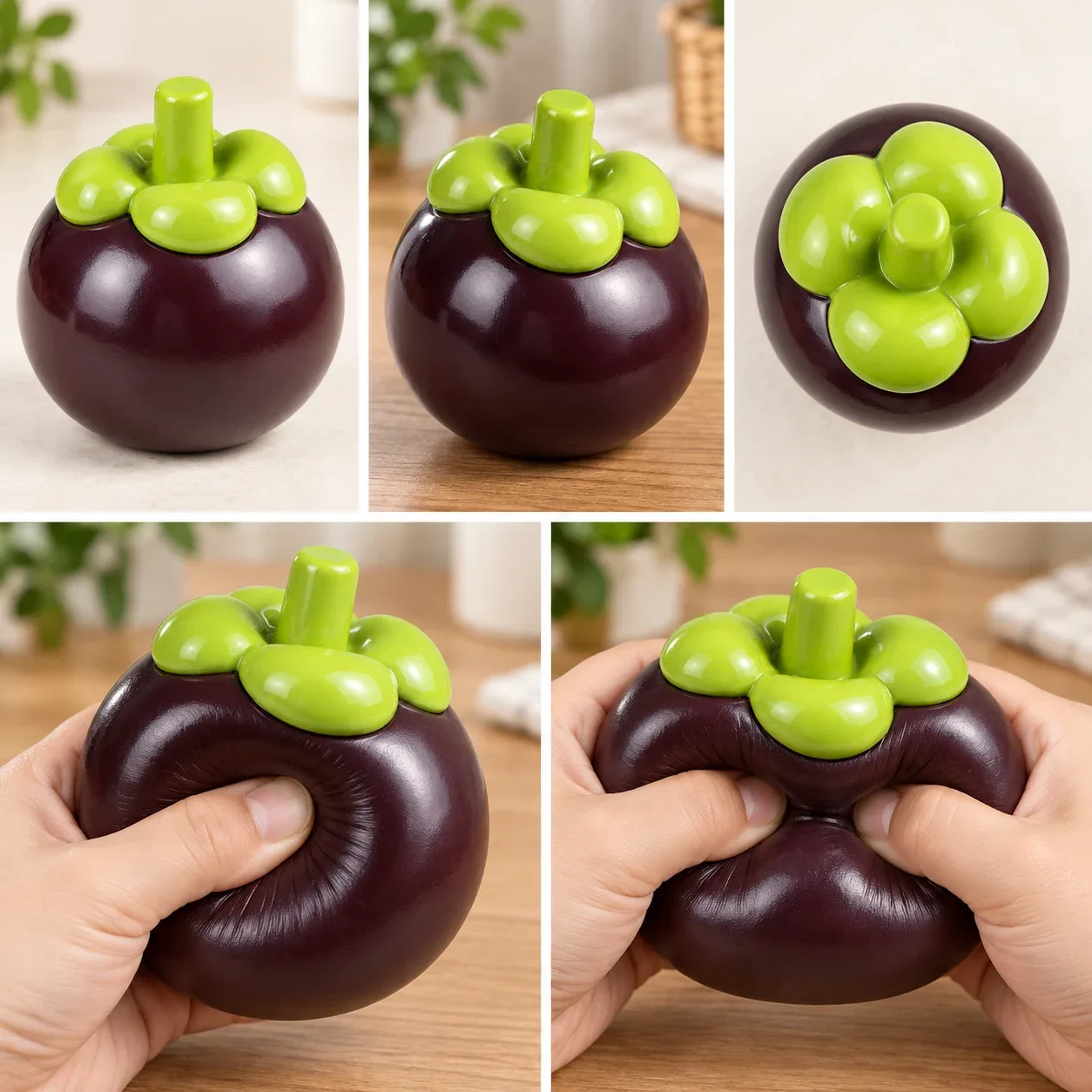 Mangosteen Squishy Toy