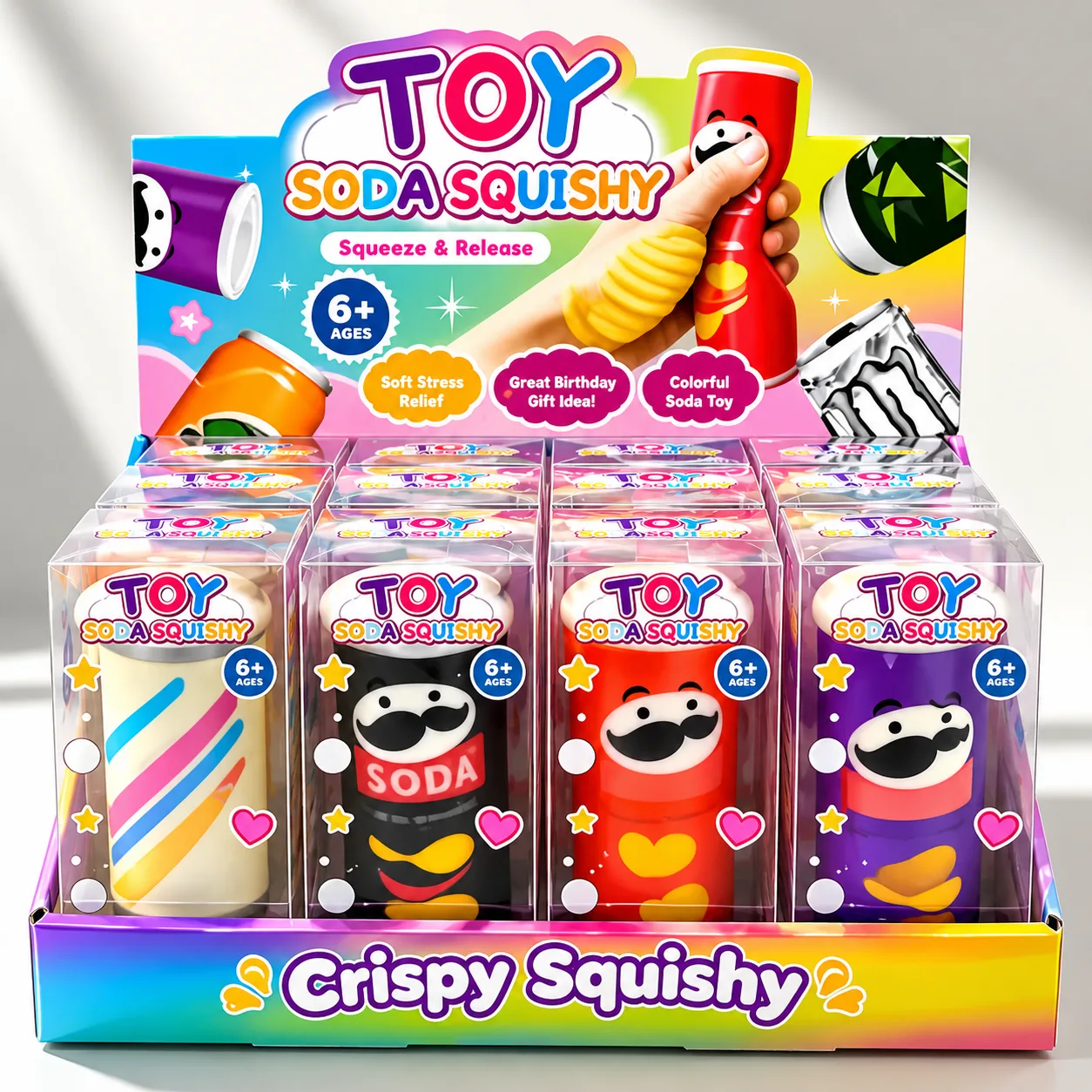 Crispy Potato Chip Can Squishy Toy