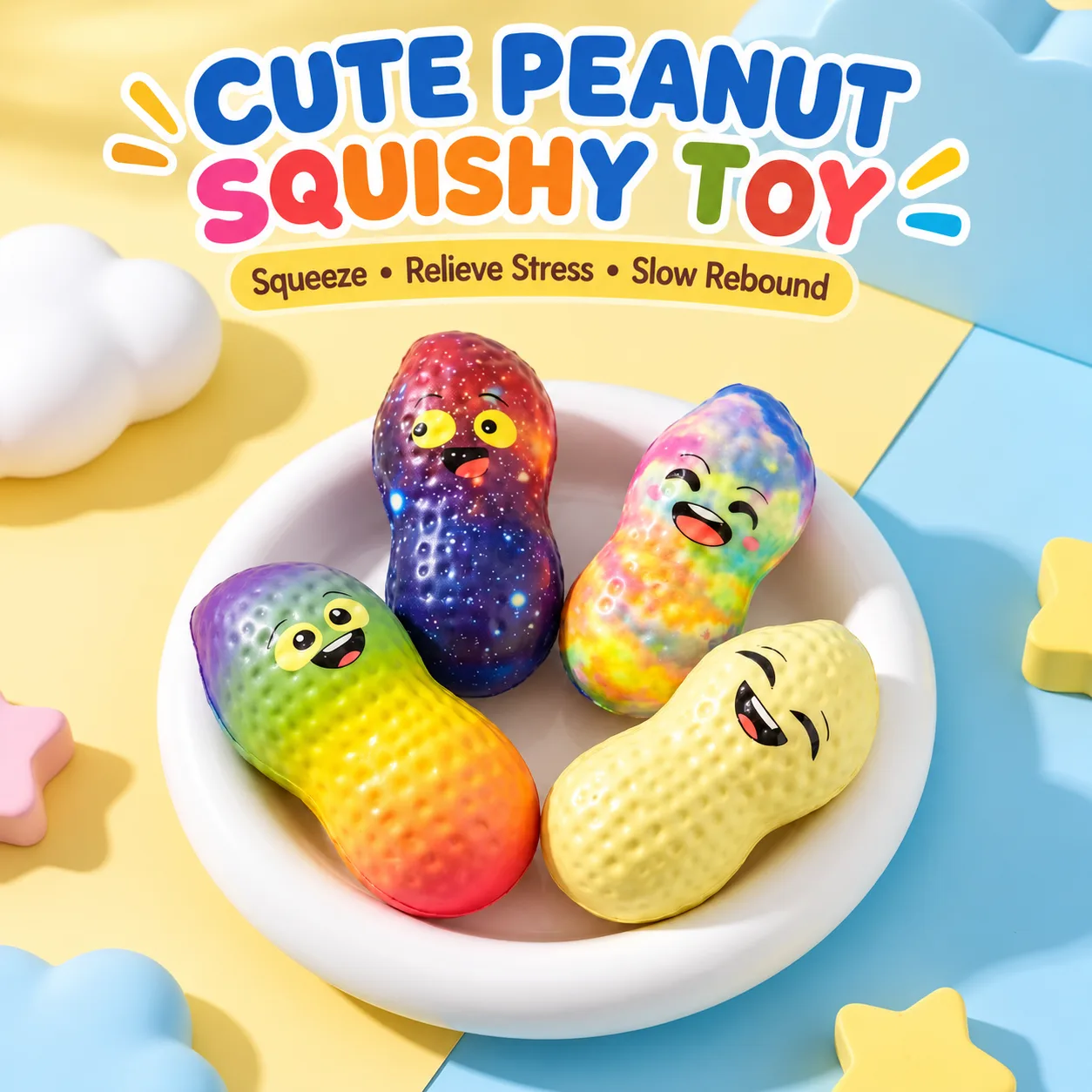 Crispy Peanut Squishy Toy