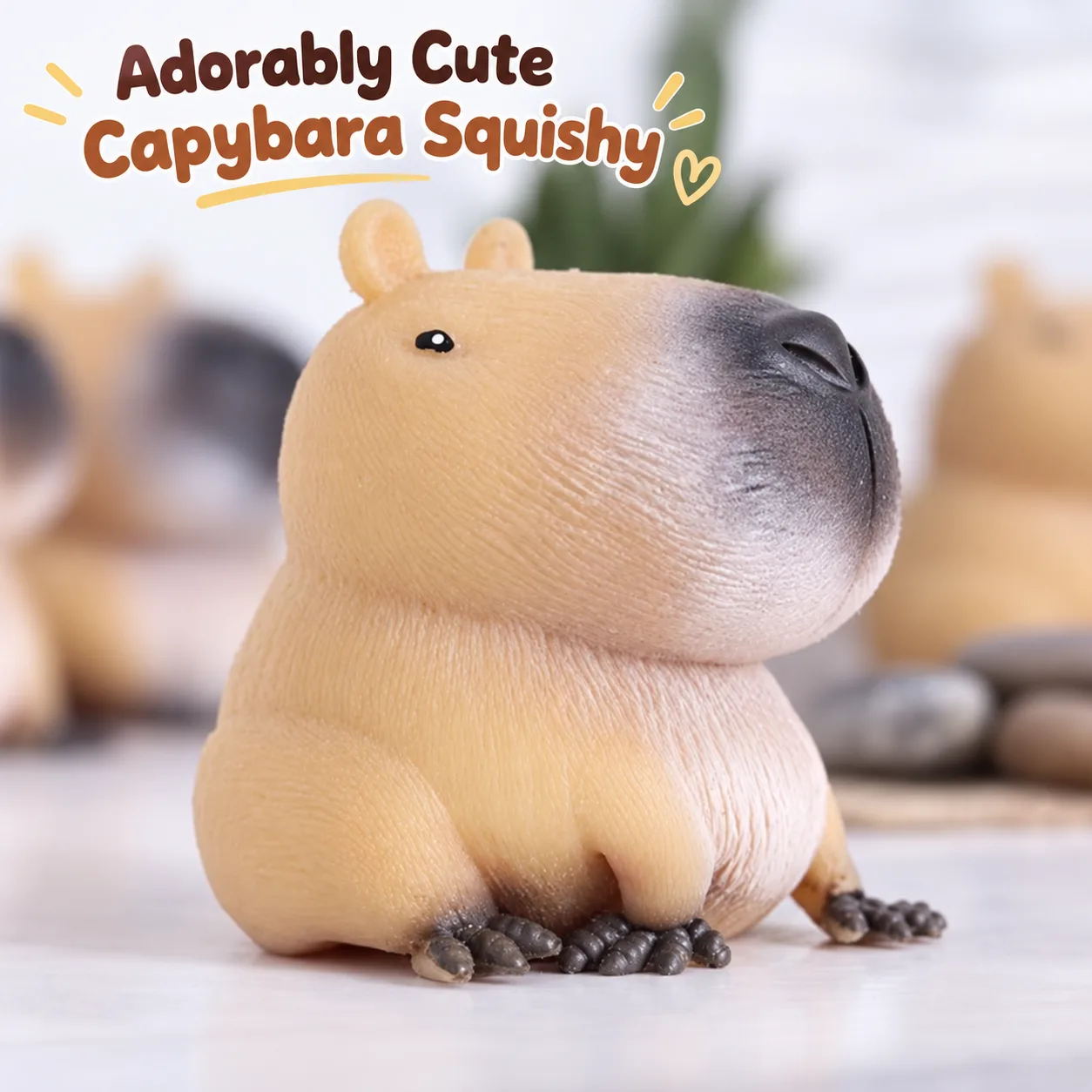 Capybara Squishy Toy Soft Stretchable Stress Relief Toy