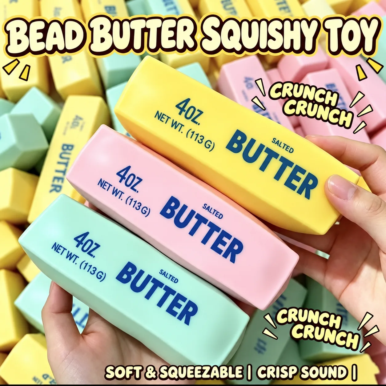 Butter Squishy Toy / Butter Stick Shape Slow Rising Squishy Toy