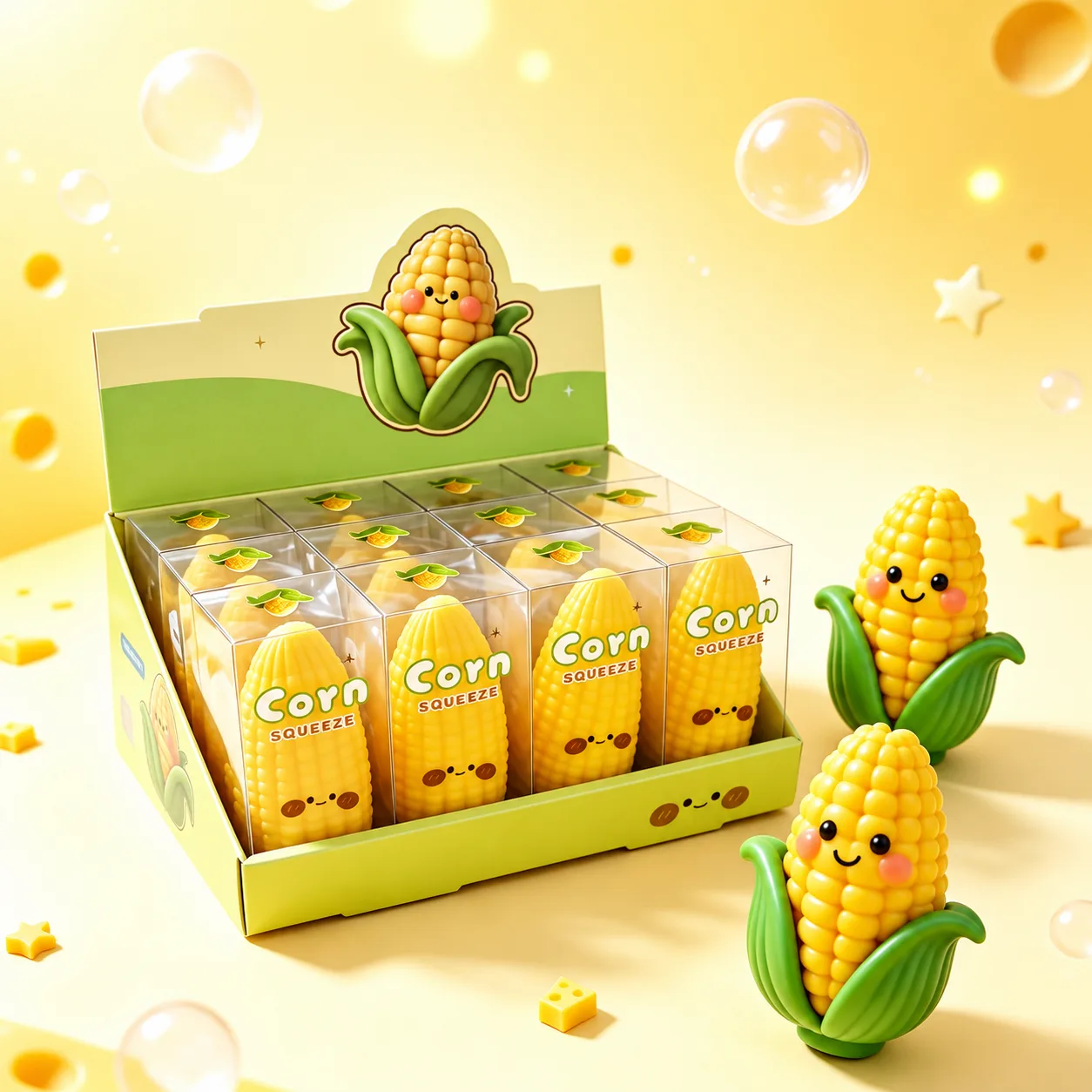 Cute Corn Squishy Stress Relief Toy