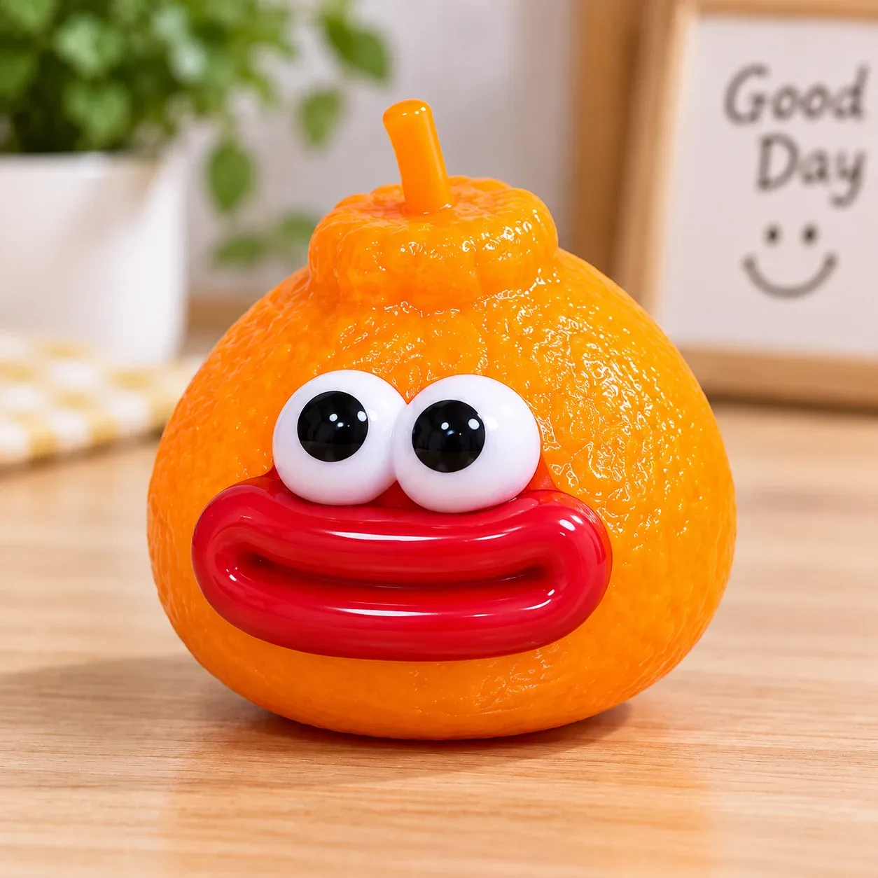 Orange Squishy Toy / Orange Shape Slow Rising Squishy Toy