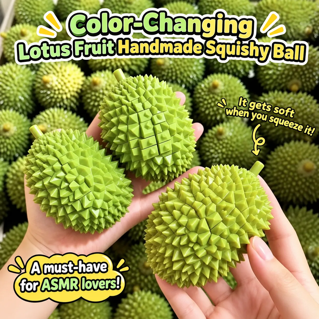Durian Squishy Toy / Durian Shape Slow Rising Squishy Toy