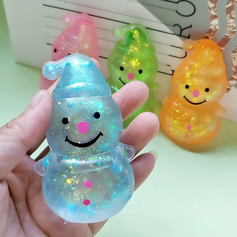 Christmas Snowman & Christmas Tree Squishy Toy