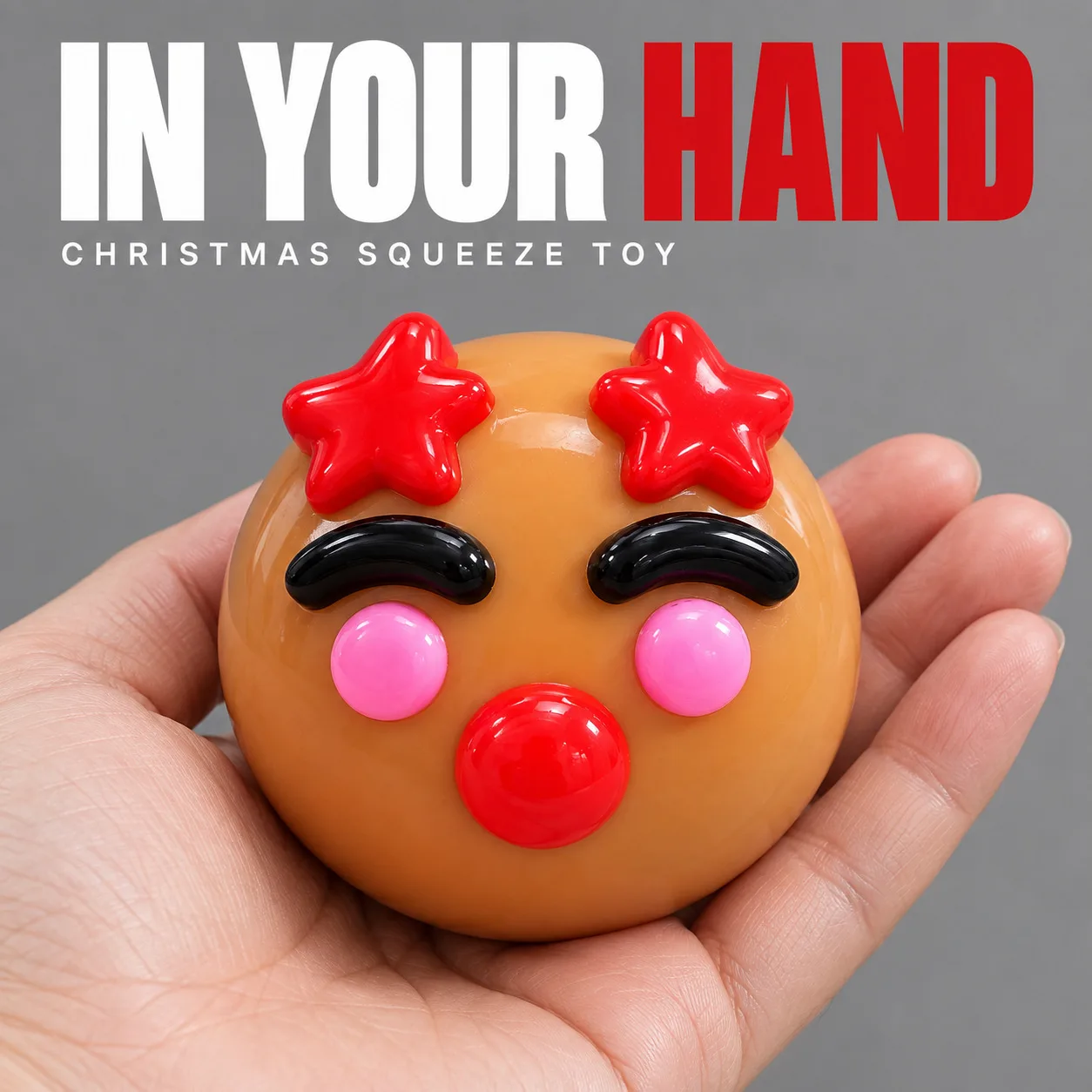 Christmas Squishy Stress Relief Toy Slow Rising DIY Cartoon Face Wholesale Wholesale Squishy Toy 5