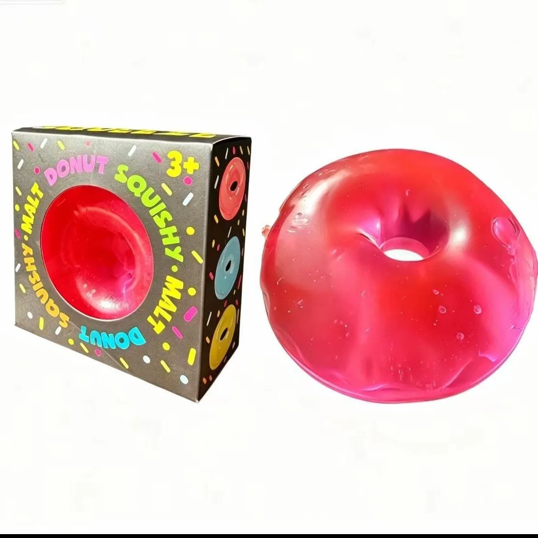 Malt Sugar Donut Squishy Toy Moldable Slow-Rising TPR Stress Relief Toy Wholesale Squishy Toy 3