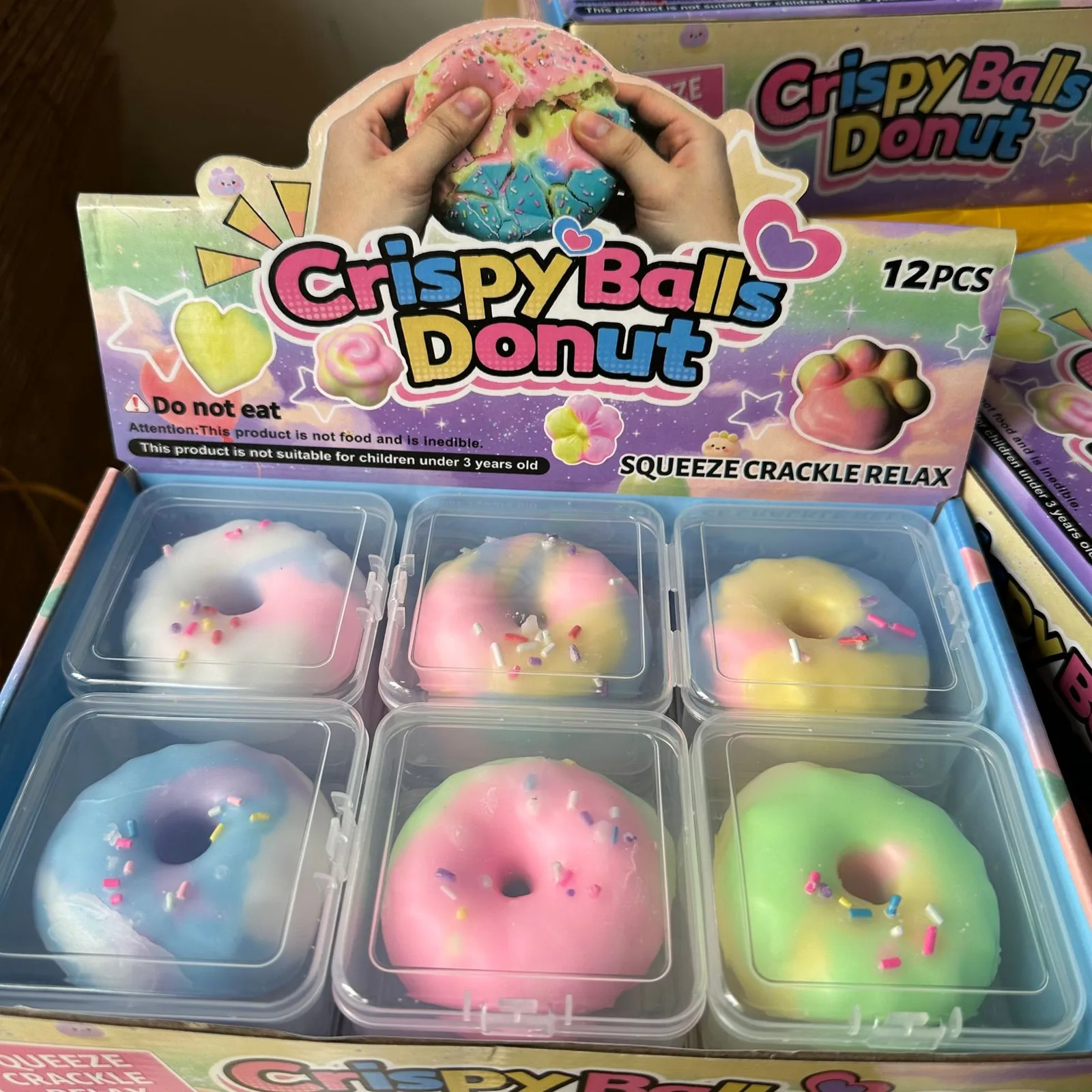 Crispy Donut Squishy Toy Soft Stress Relief Fidget Toy Wholesale Squishy Toy 4