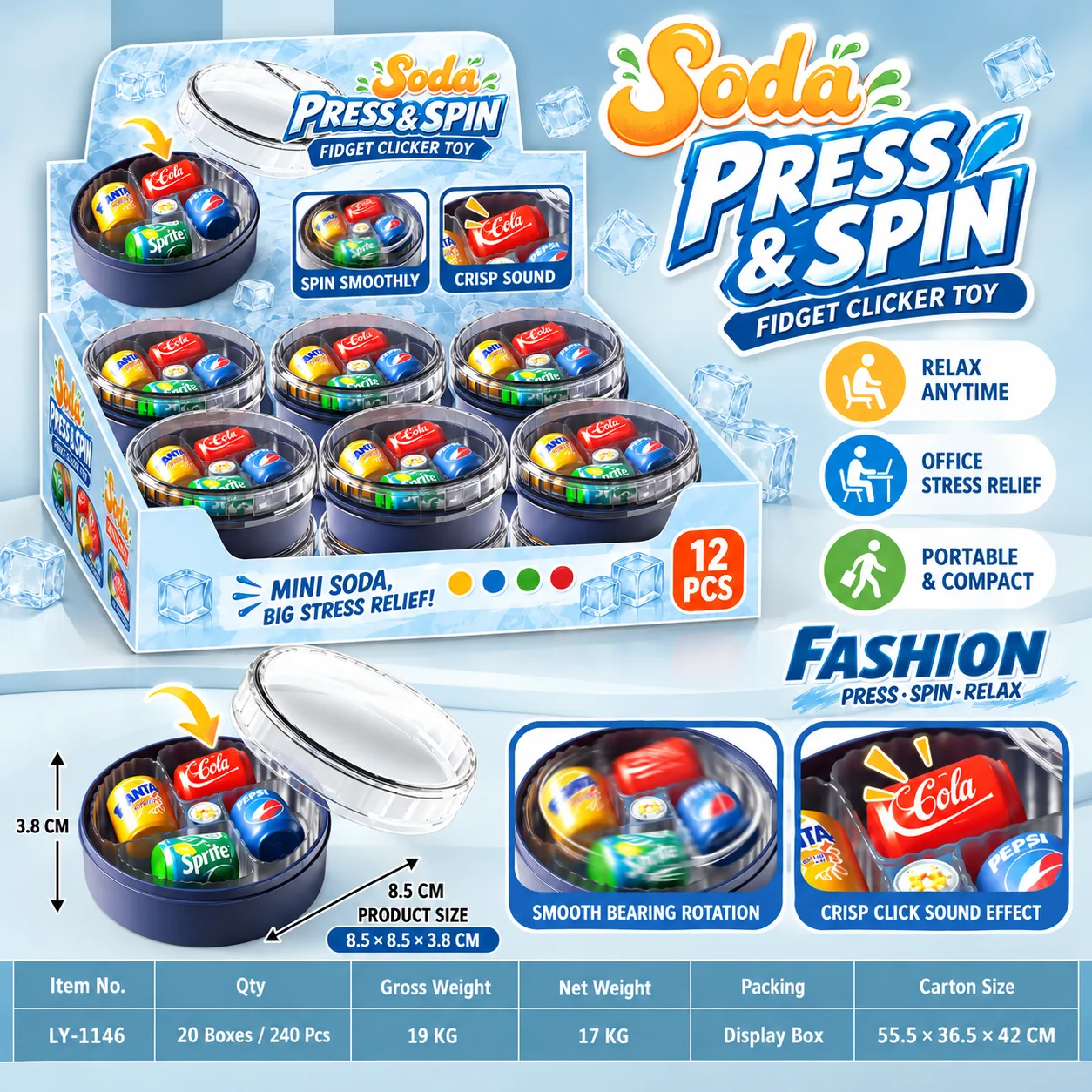 Food-Themed Fingertip Stress Relief Toy Assortment Wholesale Squishy Toy 9