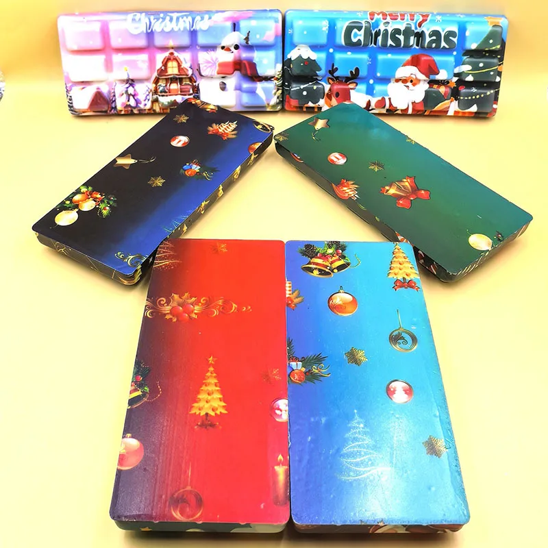 Christmas Chocolate Bar Squishy Toy PU Slow Rising Stress Relief Toy Wholesale Squishy Toy 4