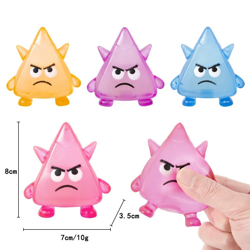 Monster Squishy Toy Glitter TPR Stress Relief Squeeze Ball Wholesale Squishy Toy 7
