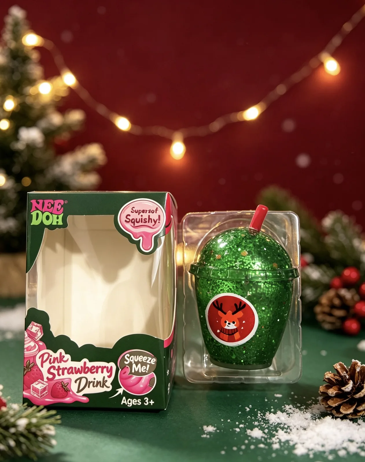 Christmas Drink Cup Squishy Toy Set Wholesale Squishy Toy 7