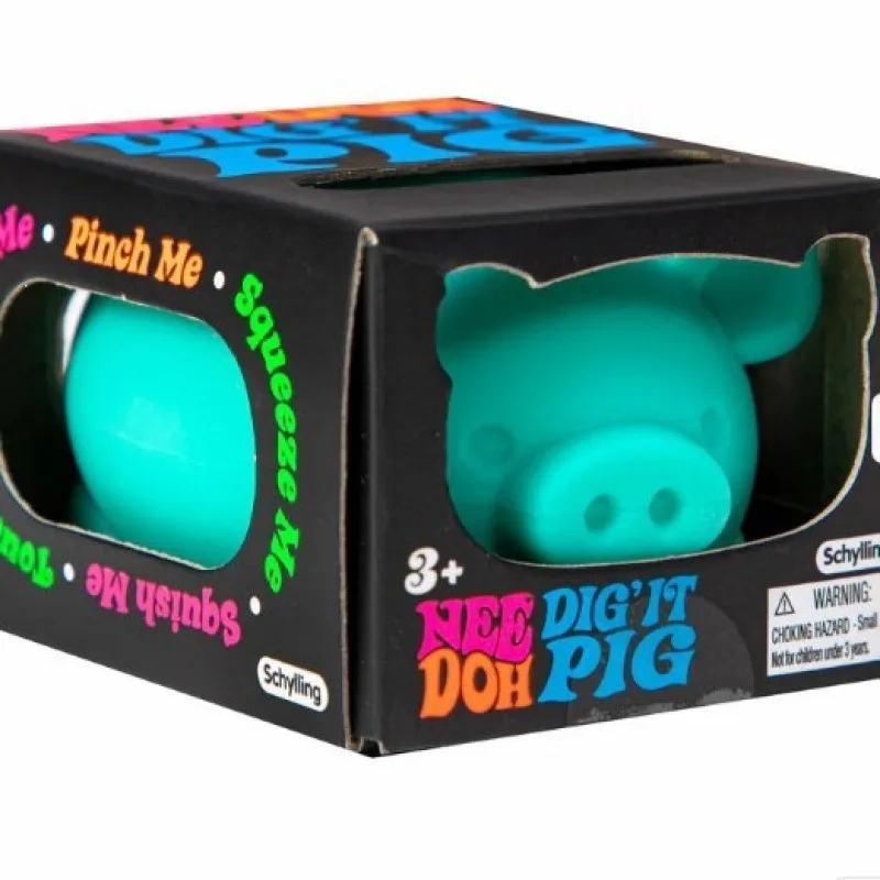 NeeDoh Dig'it Doh Pig Squishy Toy Soft Stress Relief Fidget Toy Wholesale Squishy Toy 5