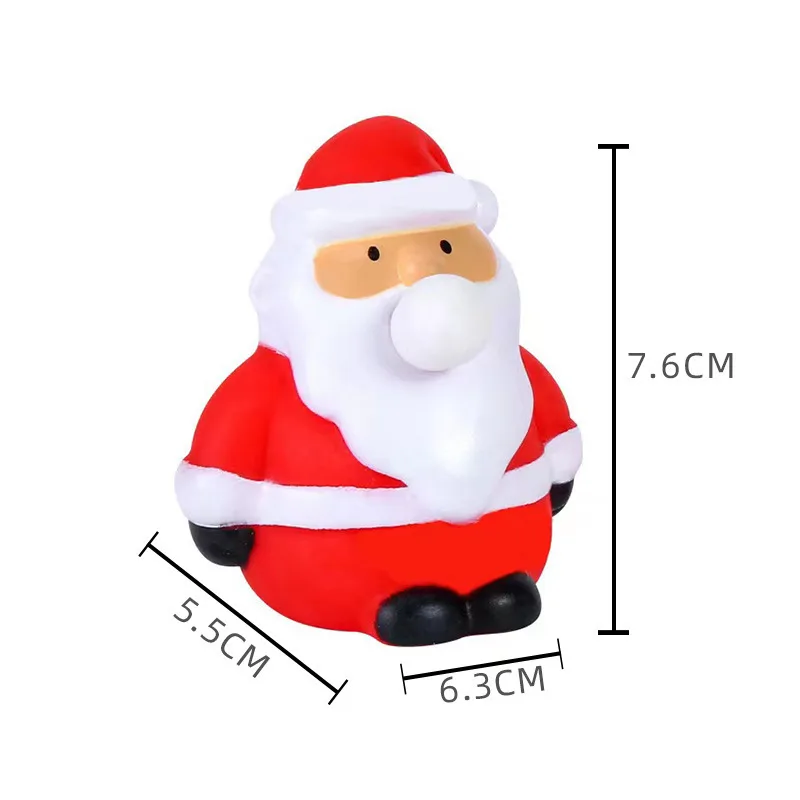 Christmas Bubble Blowing Squishy Toy Keychain Stress Relief Toy Wholesale Squishy Toy 4