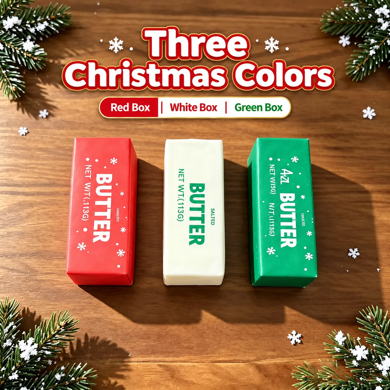 Christmas Butter Stick Squishy Toy Slow Rising Stress Relief Toy Wholesale Squishy Toy 2
