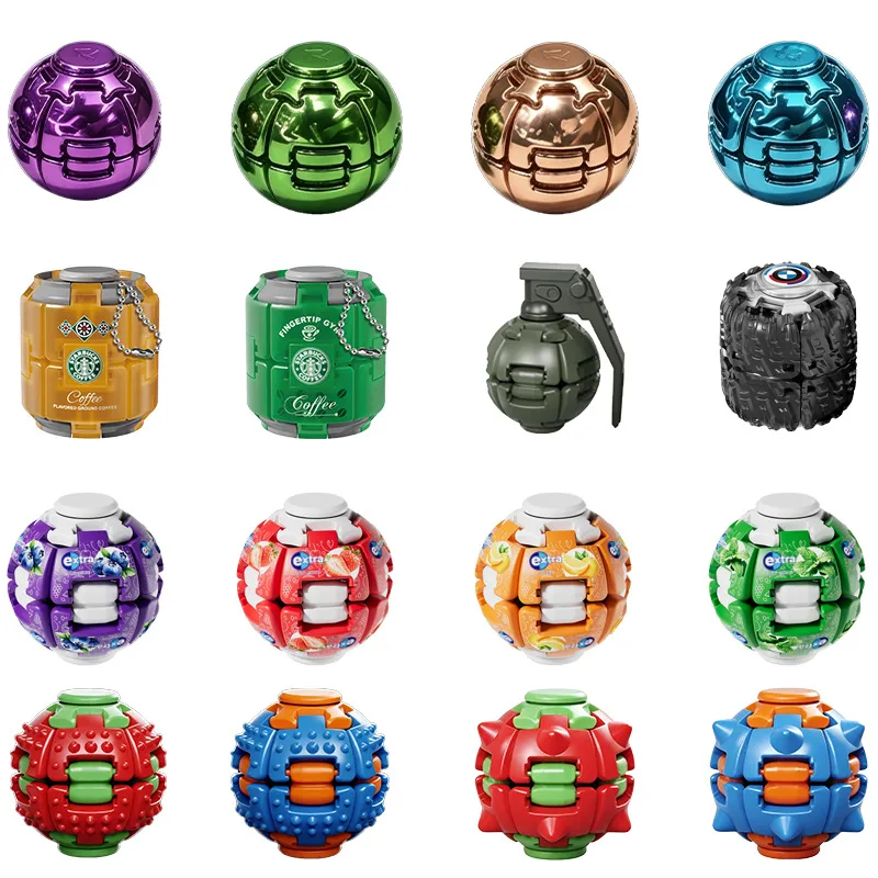 3D Printed Fidget Gyroball Stress Relief Toy Wholesale Squishy Toy 3