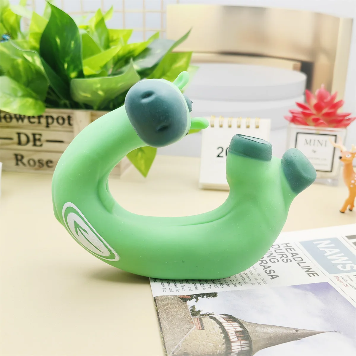 Green Horse Squishy Toy Stretchy Stress Relief Fidget Toy Wholesale Squishy Toy 4