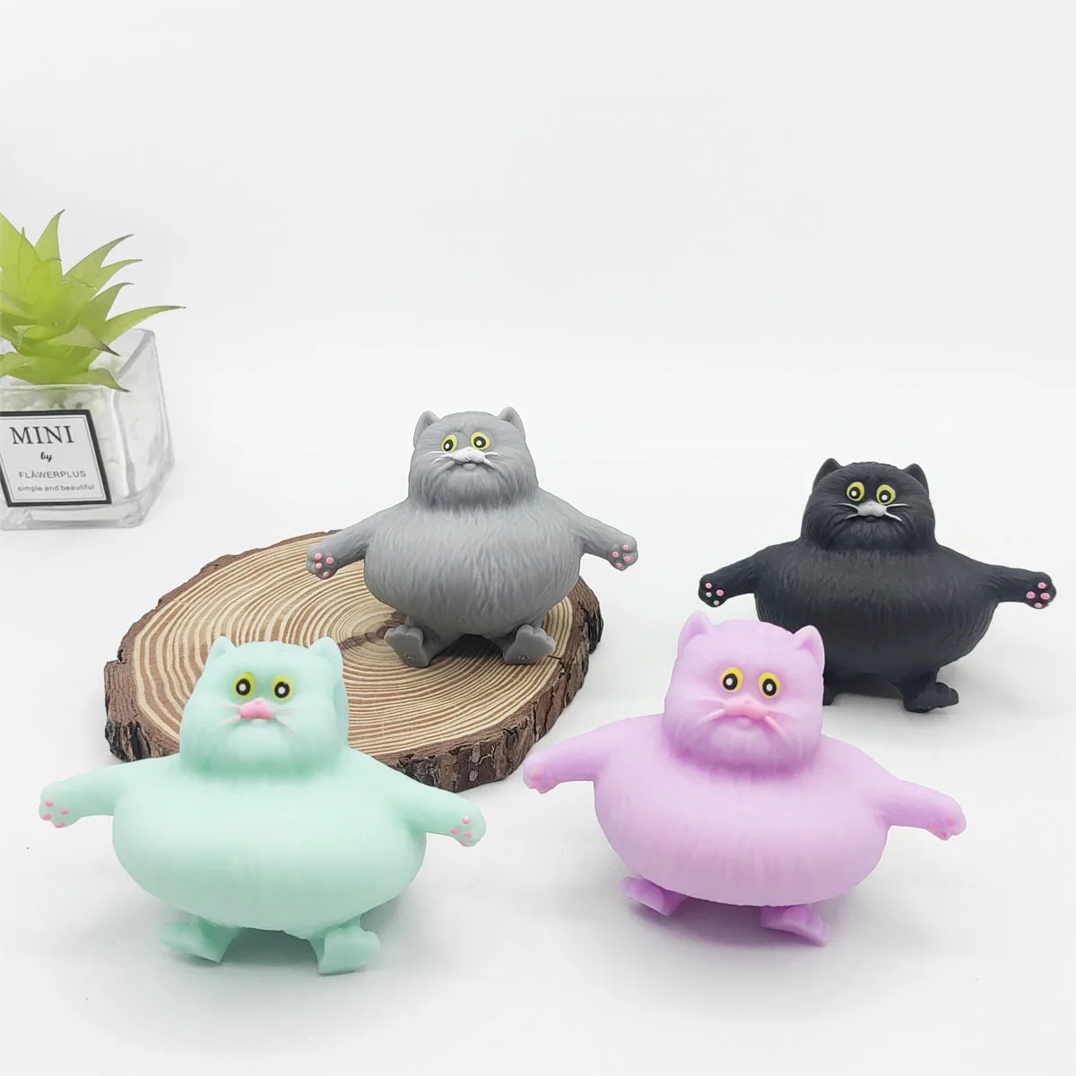 Stretch the Cat Squishy Toy - Chubby Stretchy Cat Stress Relief Toy Wholesale Squishy Toy 2