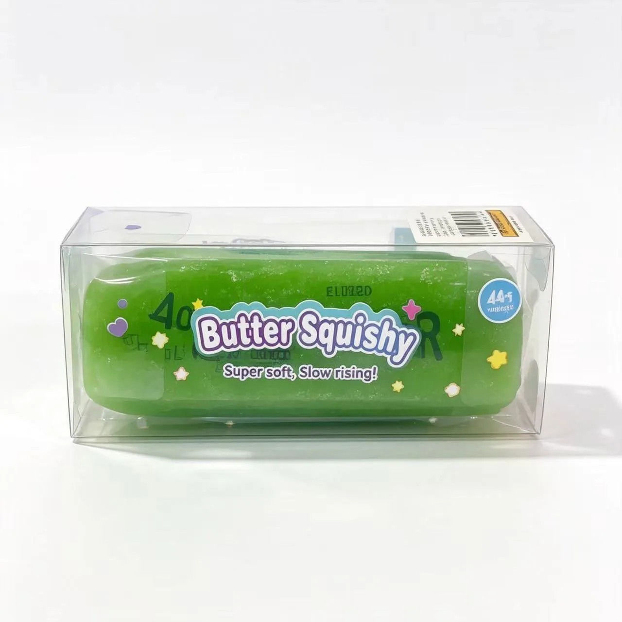 Butter Stick Squishy Toy Soft Slow Rising Stress Relief Toy with Glitter Beads