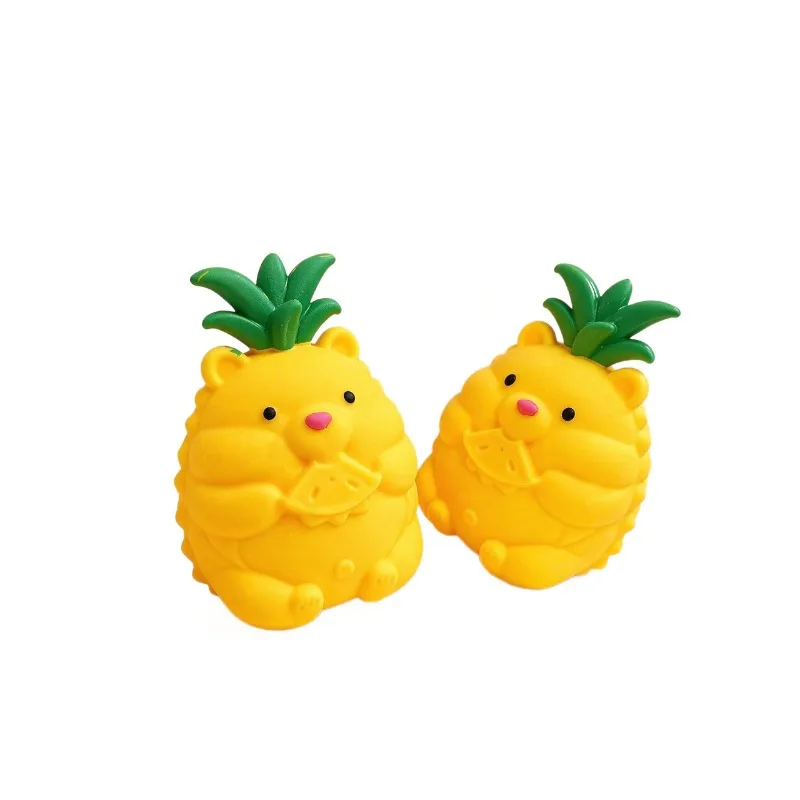 Pineapple Bear Squishy Toy Soft TPR Stress Relief Fidget Toy Wholesale Squishy Toy 3