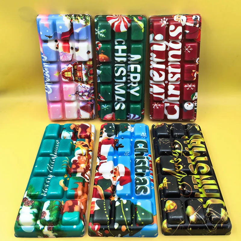 Christmas Chocolate Bar Squishy Toy PU Slow Rising Stress Relief Toy Wholesale Squishy Toy 2