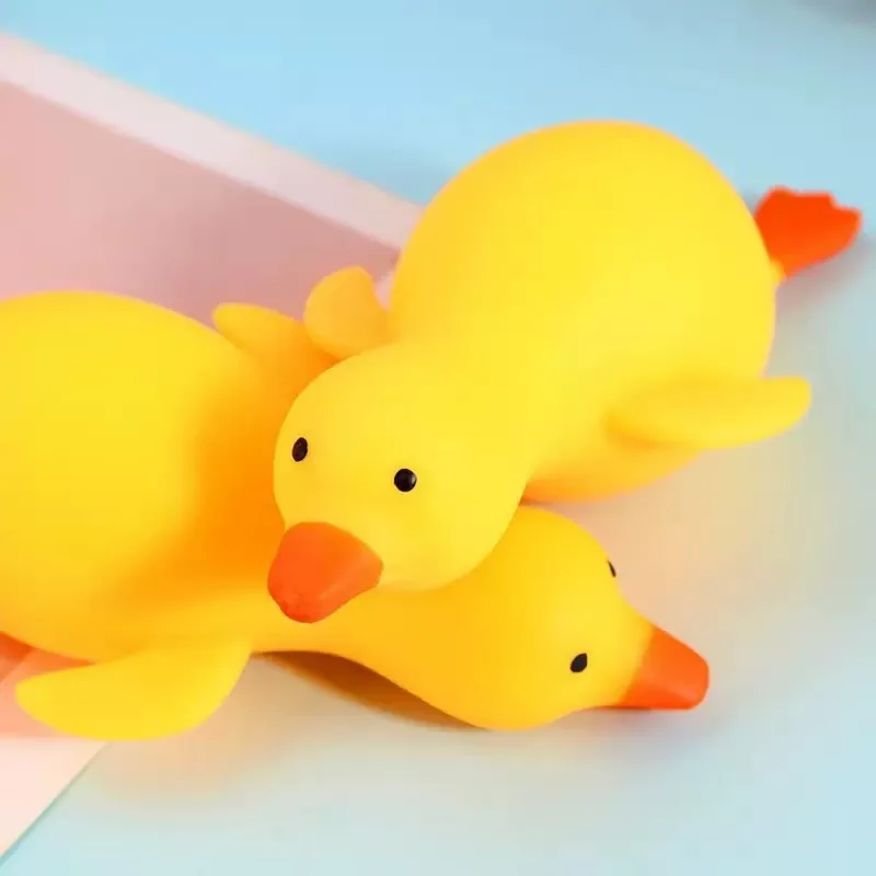 Creative Duck Squishy Toy TPR Soft Rubber Cartoon Duck Stress Relief Toy Factory Wholesale Wholesale Squishy Toy 4