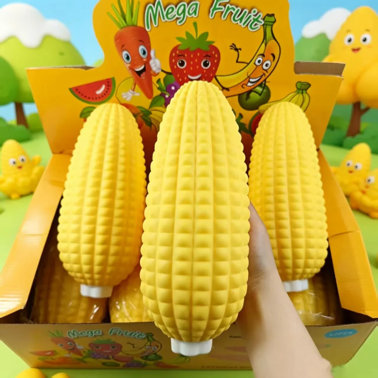 Large Realistic Corn Squishy Toy Soft TPR Stress Relief Toy Wholesale Squishy Toy 3