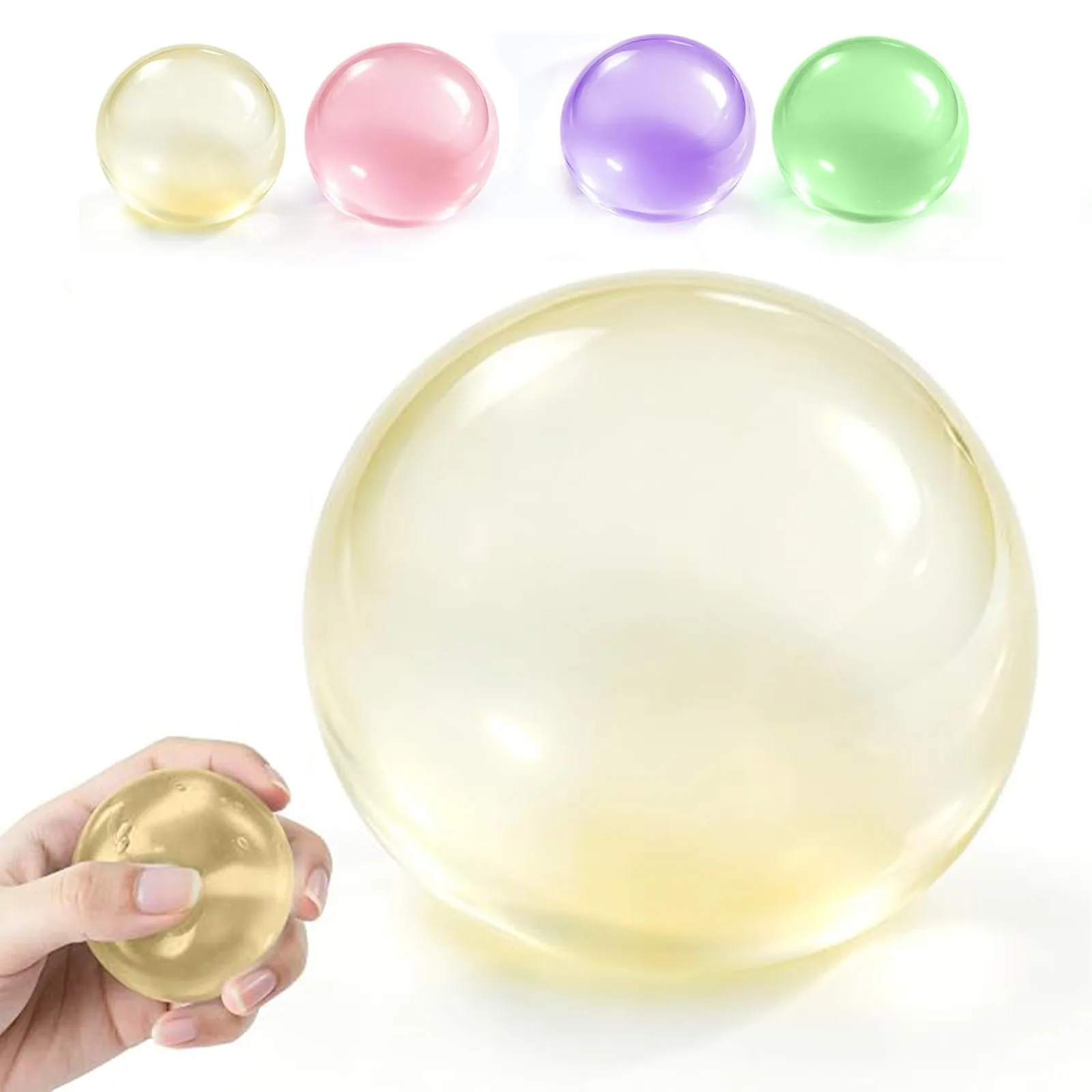 Pearlescent Coconut Oil Squishy Ball Stress Relief Toy Wholesale Squishy Toy 6