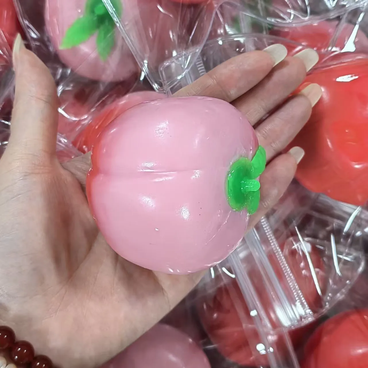 Peach Squishy Toy Soft Slow-Rising Stress Relief Squeeze Toy Wholesale Squishy Toy 6