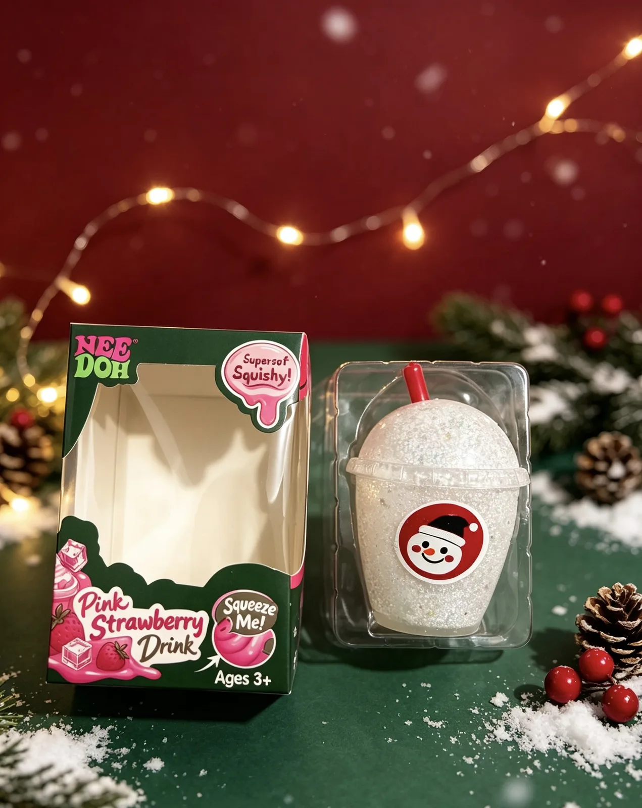 Christmas Drink Cup Squishy Toy Set Wholesale Squishy Toy 5