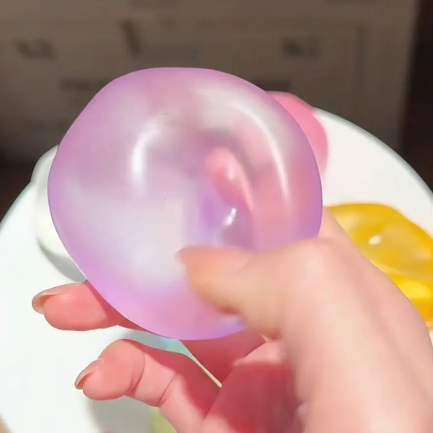 Coconut Oil Theme Slow-Rising Translucent TPR Squishy Stress Balls Wholesale Squishy Toy 6
