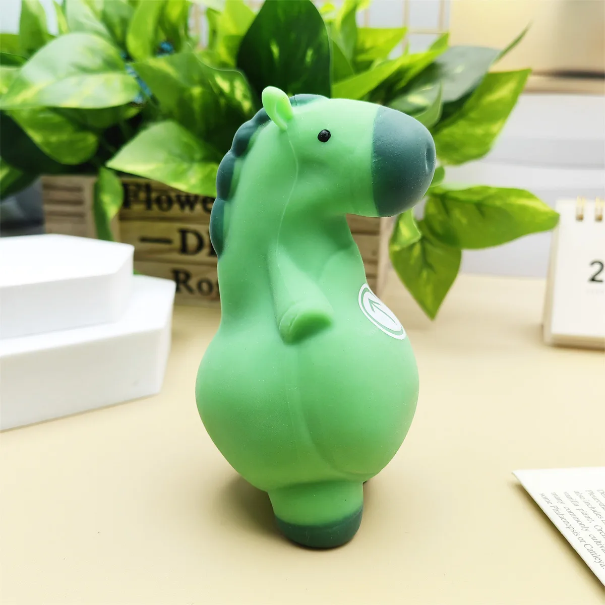 Green Horse Squishy Toy Stretchy Stress Relief Fidget Toy Wholesale Squishy Toy 3