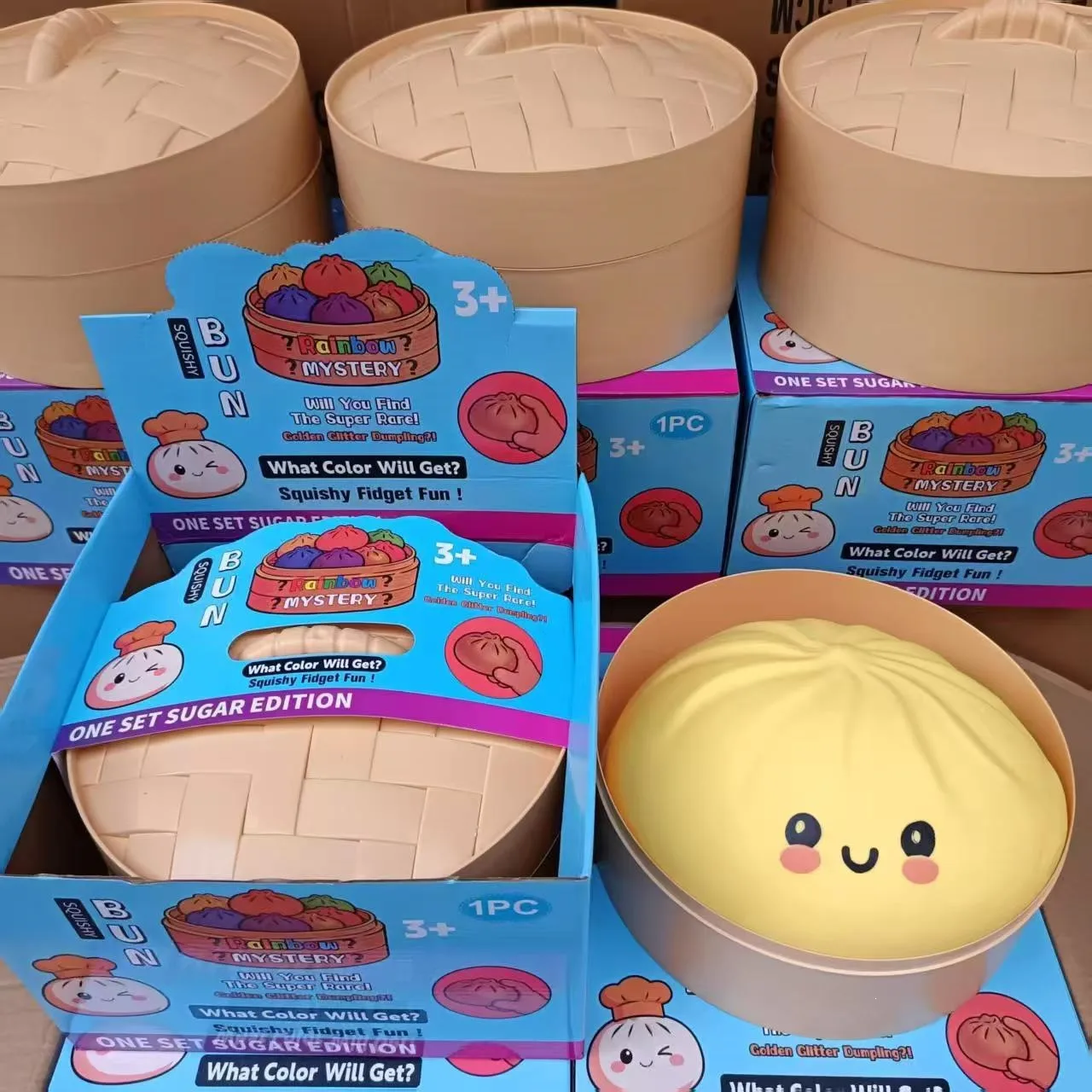 Squishy Bun Toy Blind Box Soft Stress Relief Toy Wholesale Squishy Toy 3