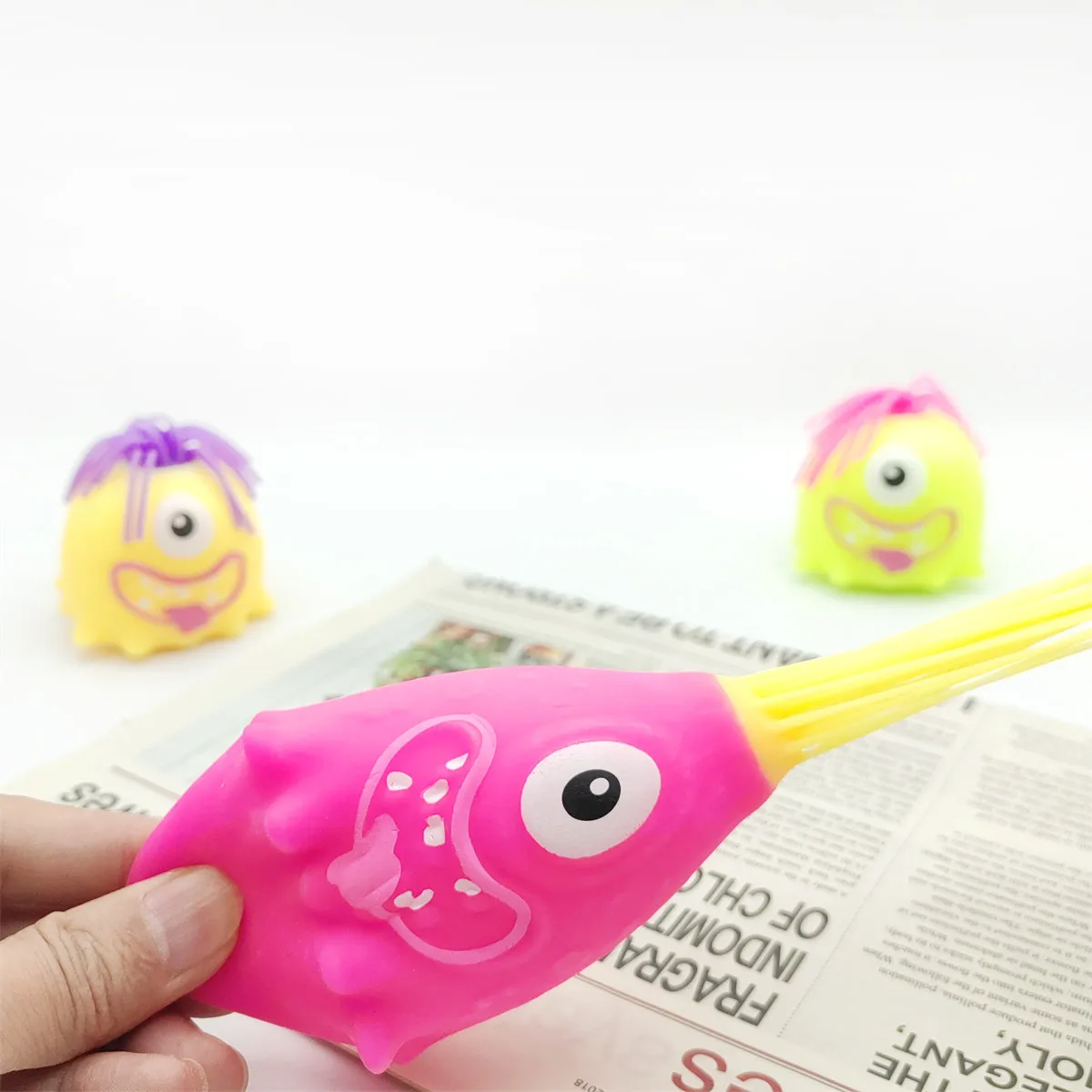 Stretchable Monster Squishy Toy TPR Stress Relief Fidget Toy Wholesale Squishy Toy 4