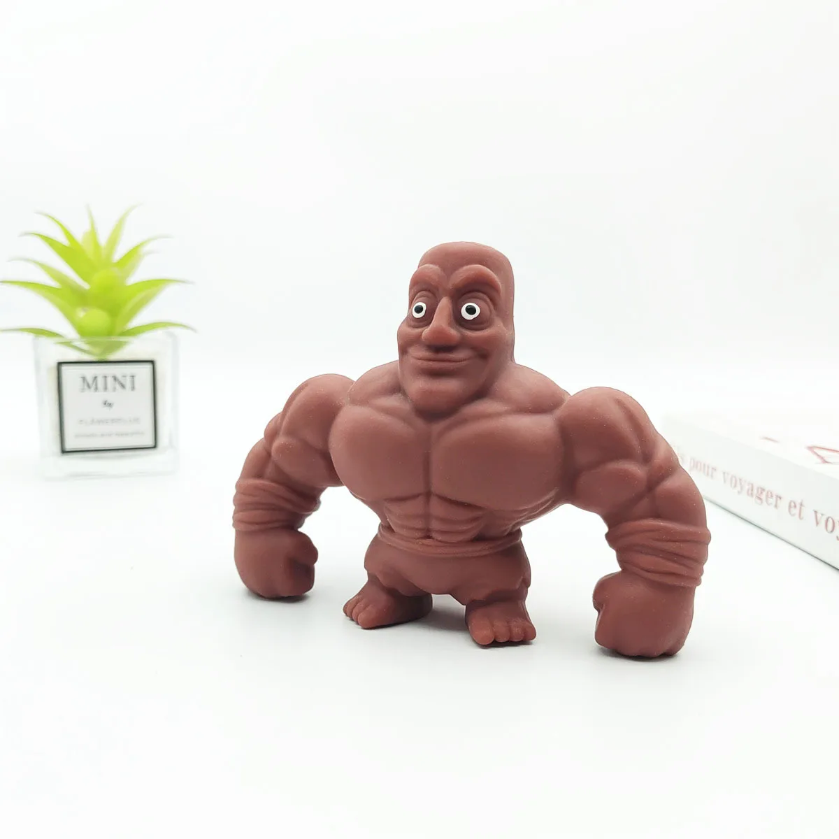 Muscle Stick Man Sand-Filled Squishy Toy Deformable Stress Relief Toy