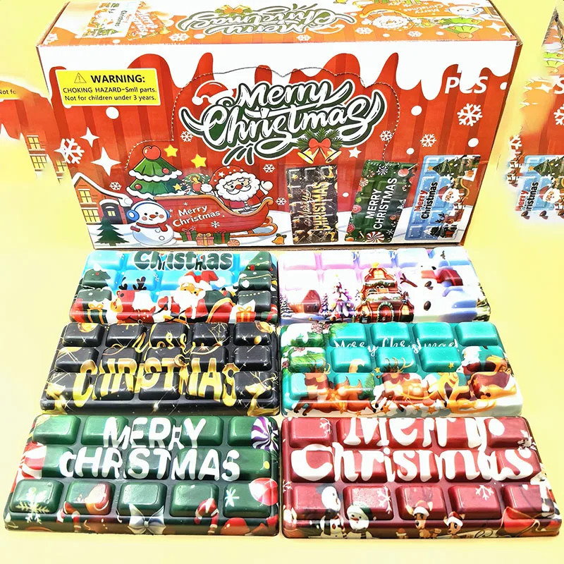 Christmas Chocolate Bar Squishy Toy PU Slow Rising Stress Relief Toy Wholesale Squishy Toy 5
