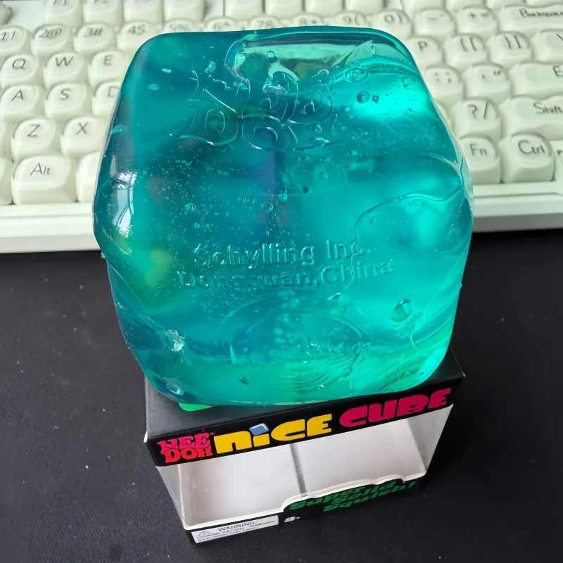 NeeDoh Nice Cube Squishy Toy Translucent Stress Relief Ball Wholesale Squishy Toy 2
