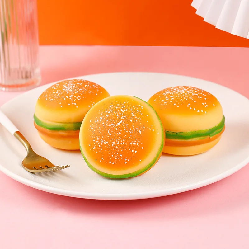 Jumbo Hamburger Squishy Toy Slow Rebound Stress Relief Toy Wholesale Squishy Toy 6