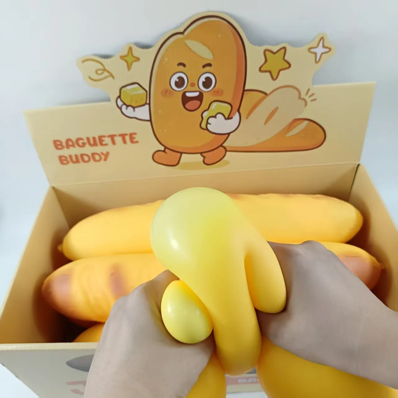 Jumbo 38cm Realistic French Baguette Squishy Toy Slow Rising TPR Stress Relief Toy Wholesale Squishy Toy 5