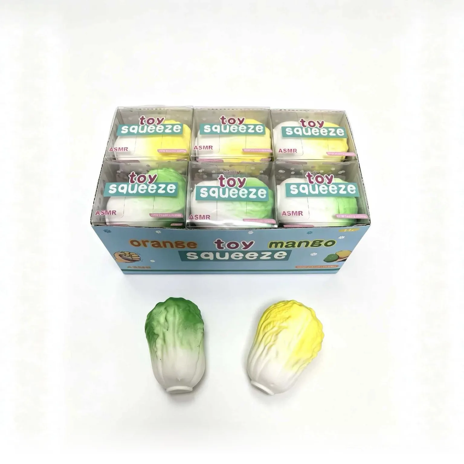 Napa Cabbage Crispy Squishy Toy Soft TPR Slow Rebound Stress Relief Toy Wholesale Squishy Toy 7