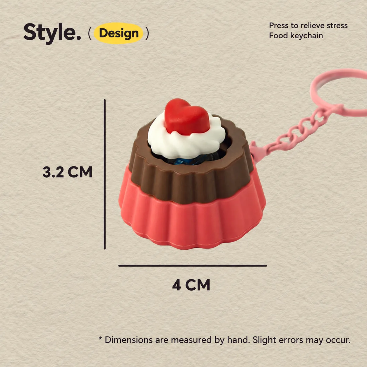 Realistic Steamed Bun & Fruit Squishy Keychain Toy Wholesale Squishy Toy 6