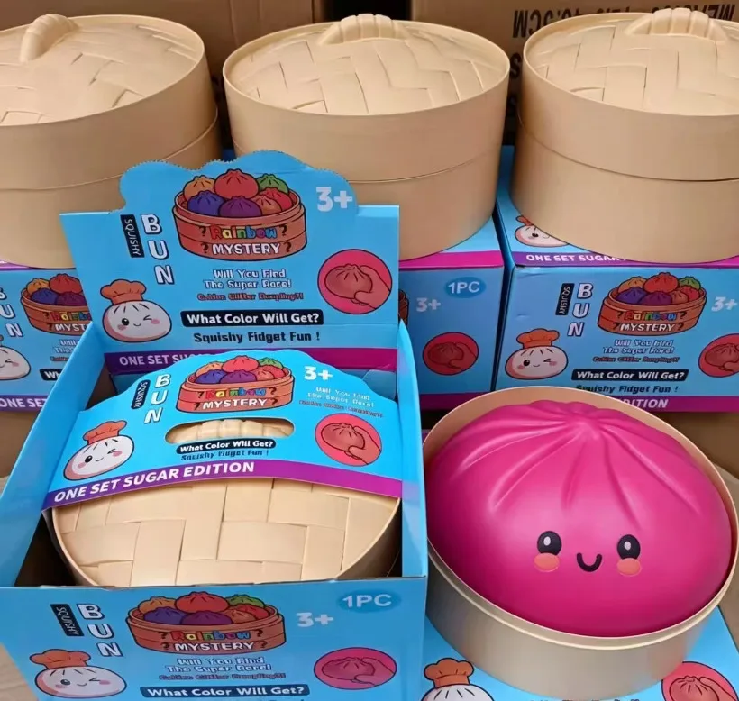 Squishy Bun Toy Blind Box Soft Stress Relief Toy