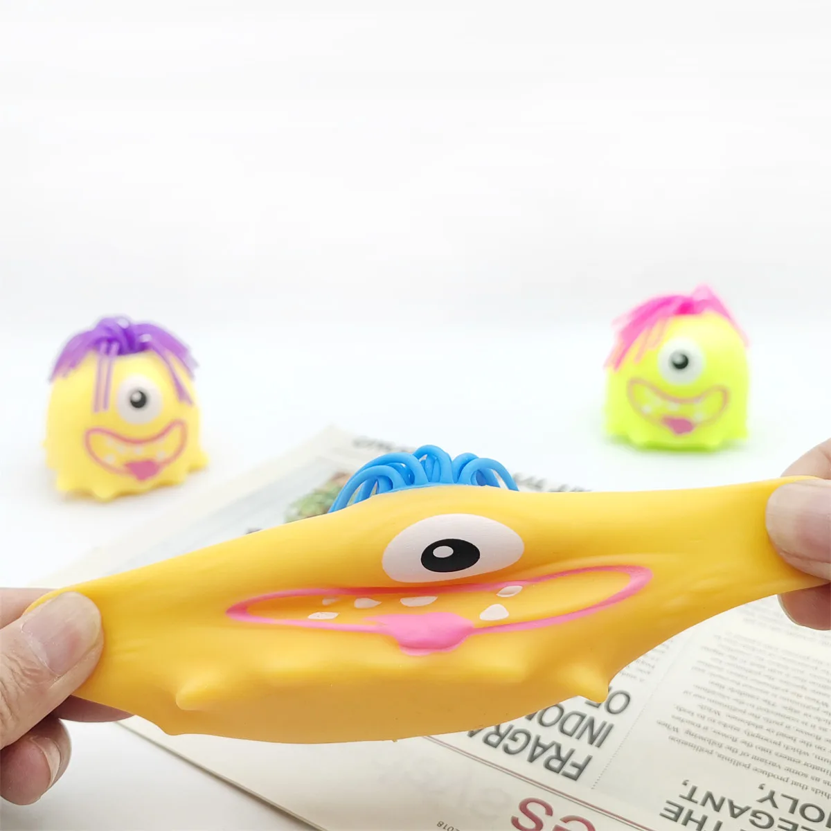 Stretchable Monster Squishy Toy TPR Stress Relief Fidget Toy Wholesale Squishy Toy 6