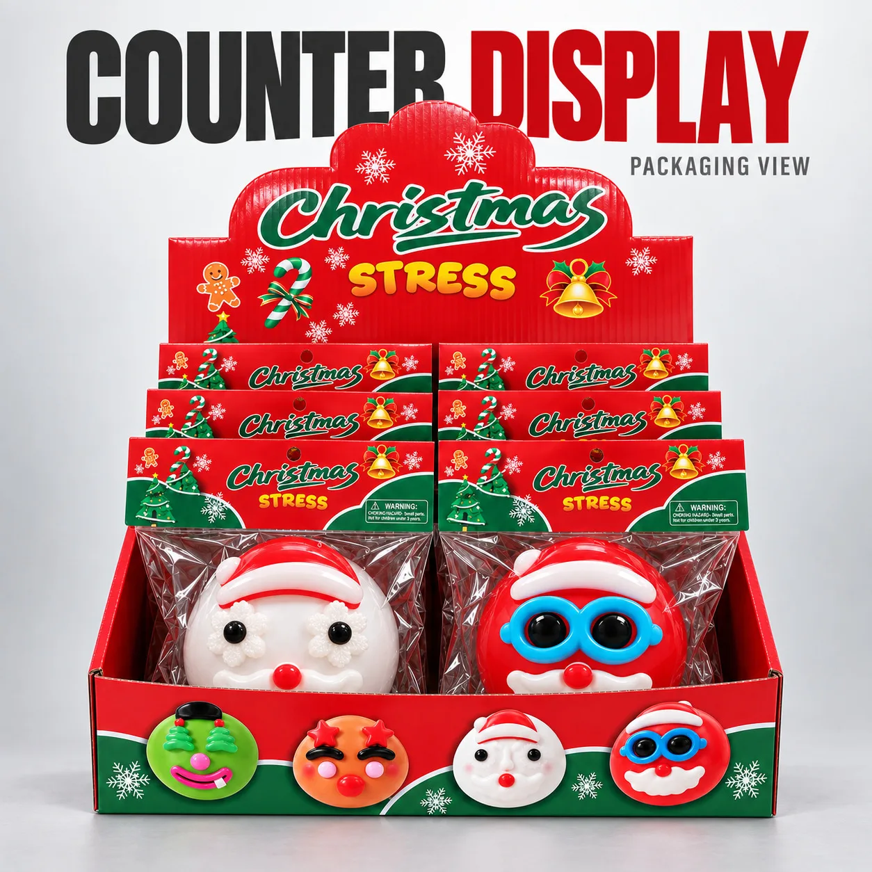 Christmas Squishy Stress Relief Toy Slow Rising DIY Cartoon Face Wholesale Wholesale Squishy Toy 7
