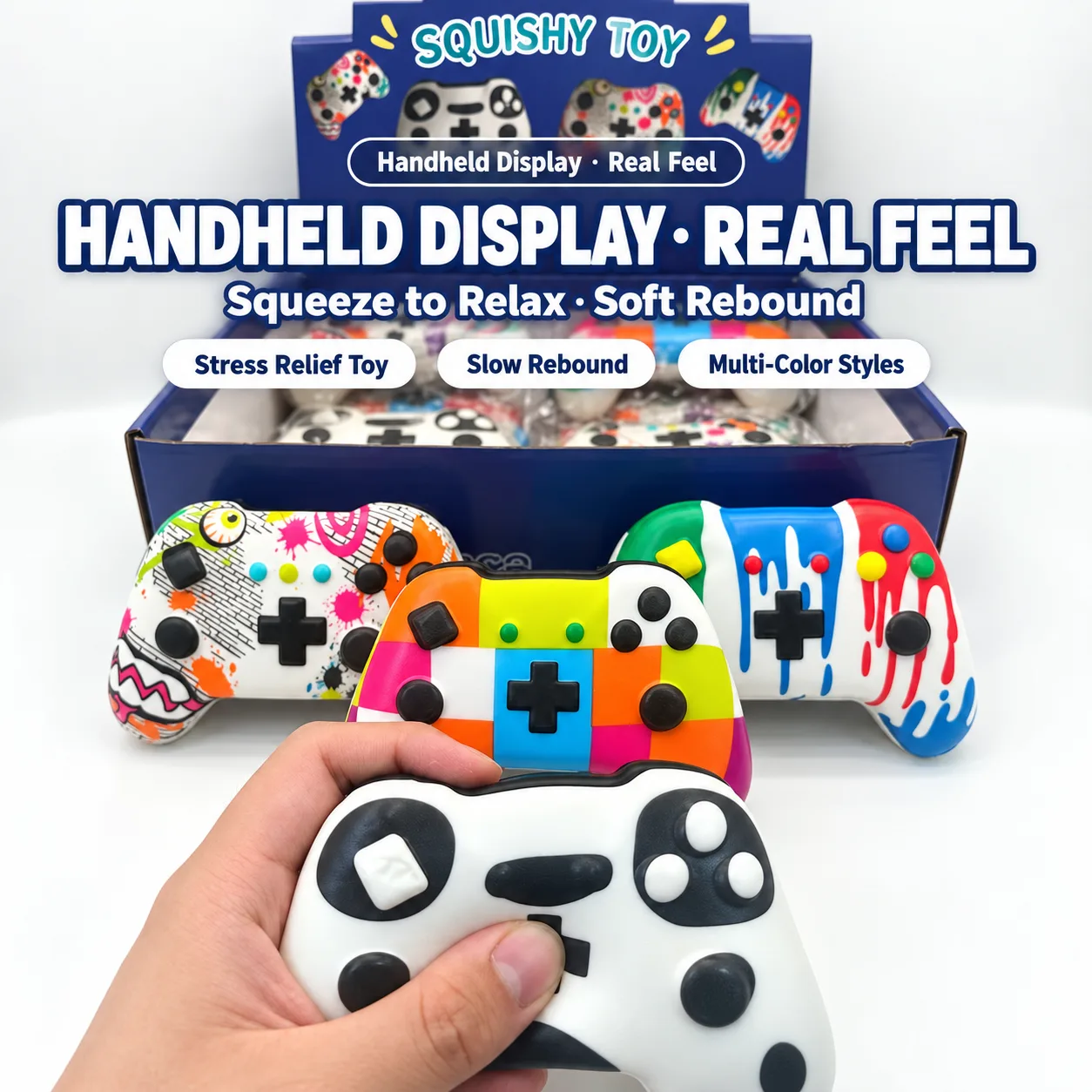 Squishy Game Controller Stress Relief Toy Slow Rising PU Squeeze Toy Wholesale Squishy Toy 4