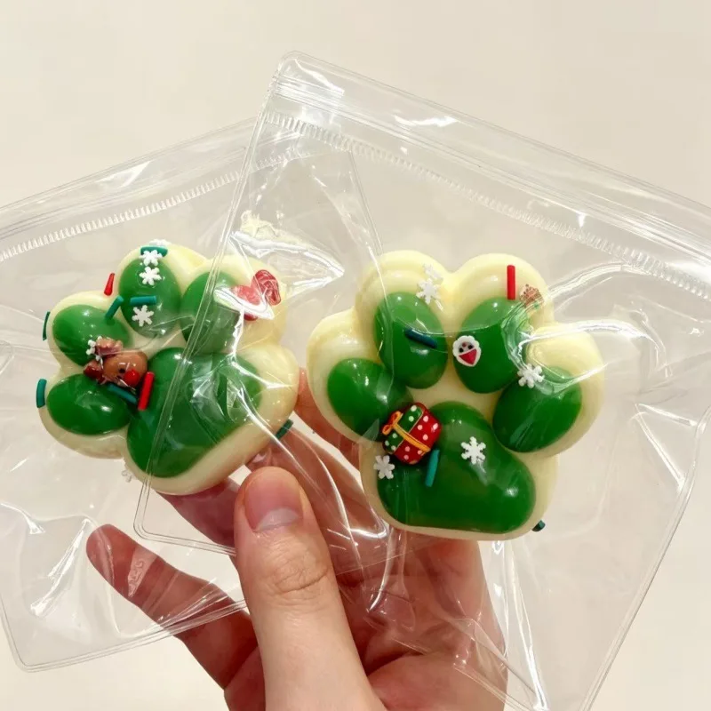 Paw-Shaped Christmas & Halloween Squishy Toy Slow Rising Stress Relief Toy Wholesale Squishy Toy 6