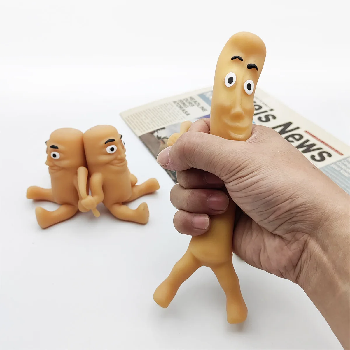Stretchable Wooden Stick Man Squishy Toy Wholesale Squishy Toy 3