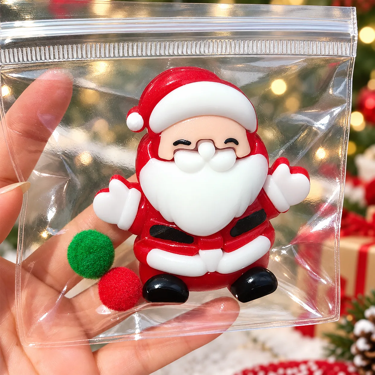 Christmas Santa Reindeer Squishy Toy Set Stress Relief Toy Wholesale Squishy Toy 2