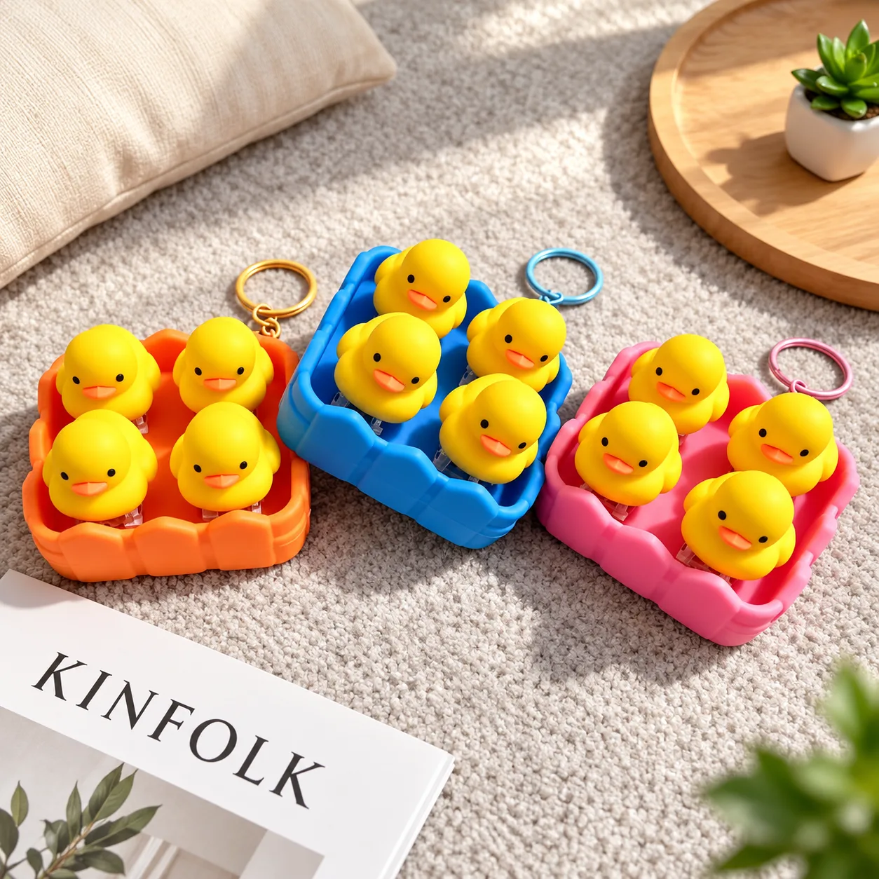 Realistic Steamed Bun & Fruit Squishy Keychain Toy Wholesale Squishy Toy 9