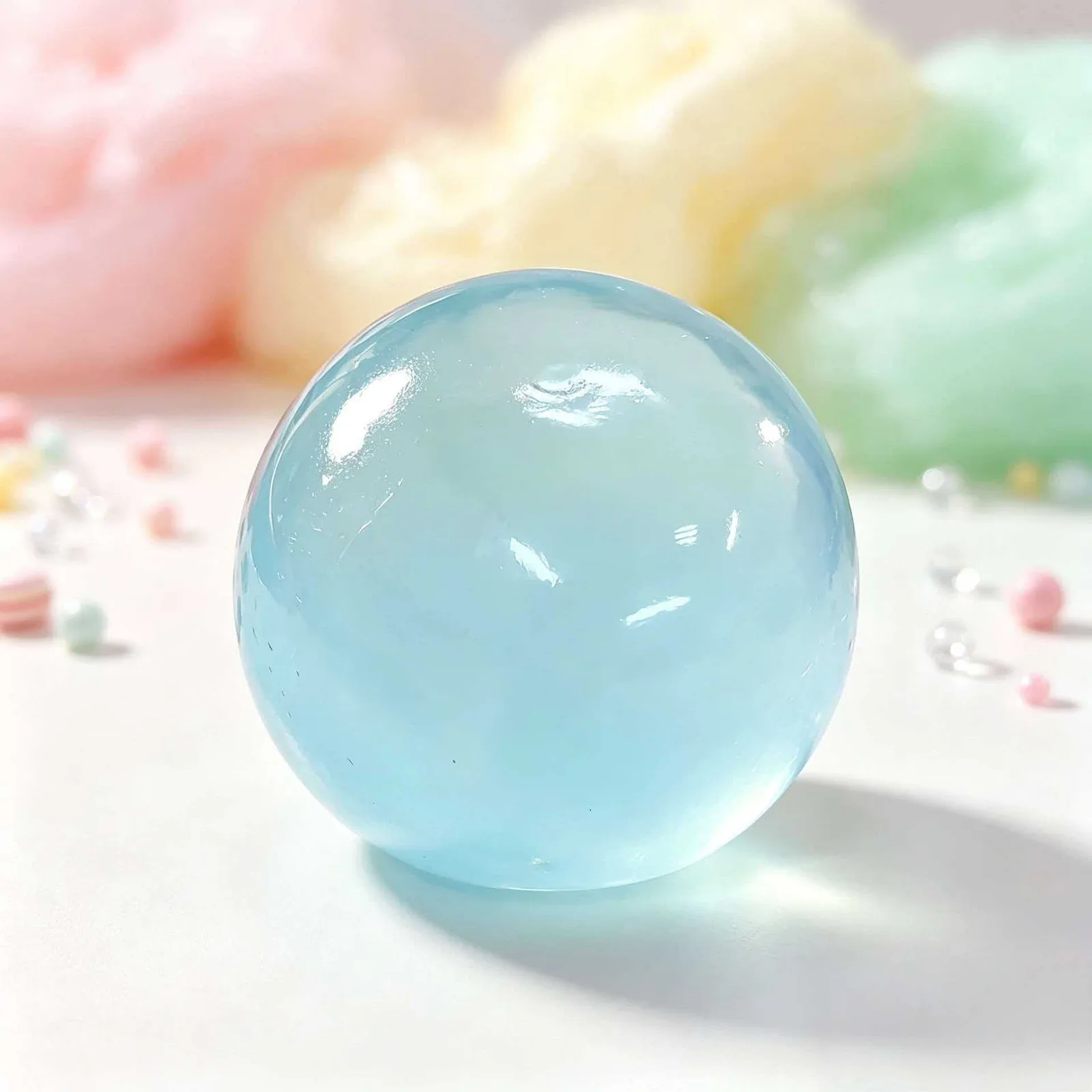Coconut Oil Theme Slow-Rising Translucent TPR Squishy Stress Balls Wholesale Squishy Toy 3